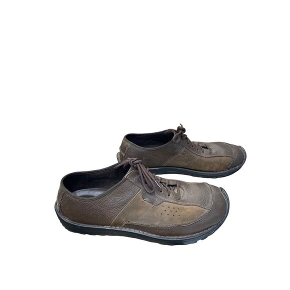 Keen Cush Mens Brown leather casual walk shoes sneakers sz 15 SKU 9605 - Picture 3 of 16
